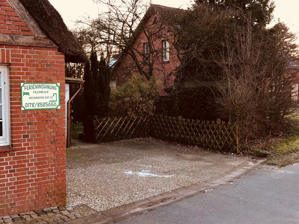 Ferienwohnung Feldblick Grevenkop Bagian luar foto